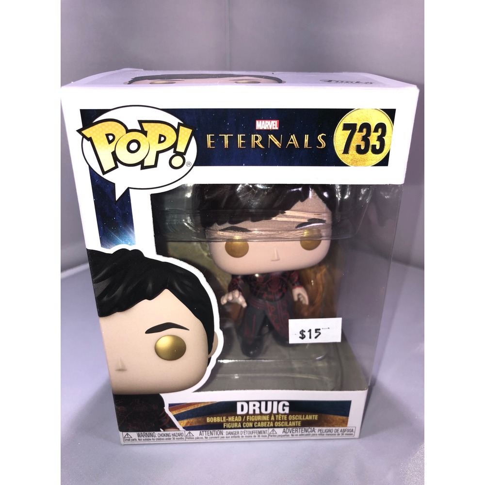 Funko Pop Marvel Eternals Druig 733 Bobble-Head‎ Vinyl Figure MCU Collectible